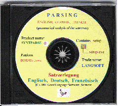 [parsing - english, german, french]